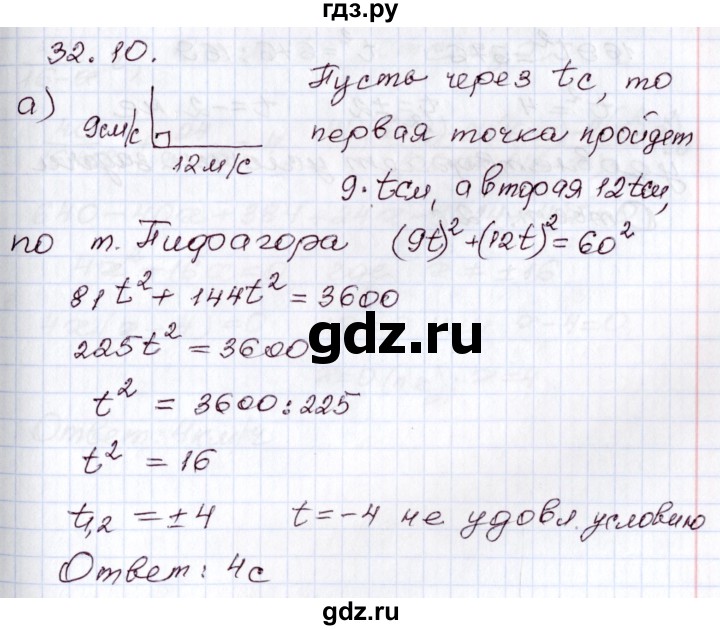 ГДЗ по алгебре 8 класс Мордкович   §32 - 32.10, Решебник