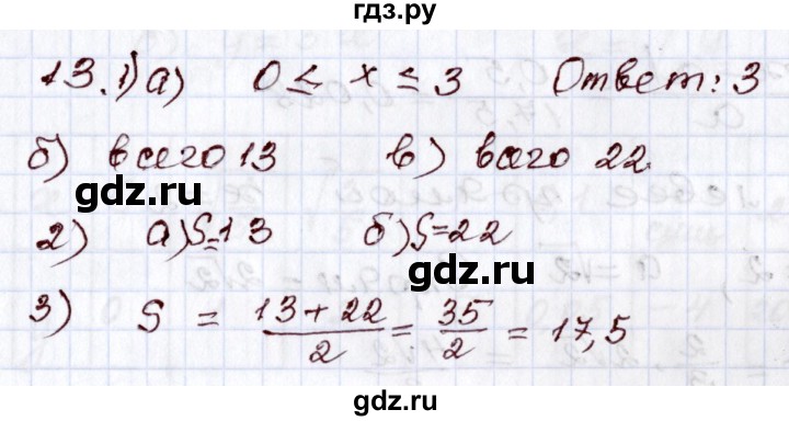 ГДЗ по алгебре 8 класс Мордкович   дополнительные задачи / глава 3 - 13, Решебник