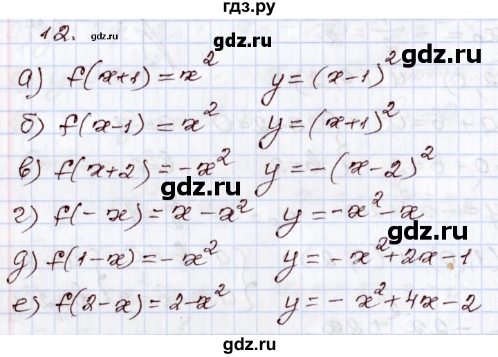 ГДЗ по алгебре 8 класс Мордкович   дополнительные задачи / глава 4 - 12, Решебник