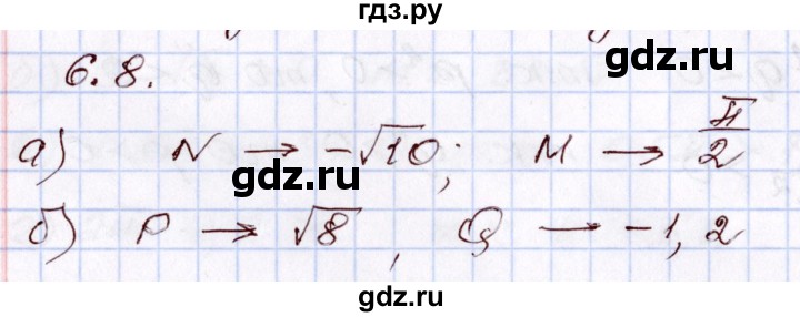 ГДЗ по алгебре 8 класс Мордкович   §6 - 6.8, Решебник