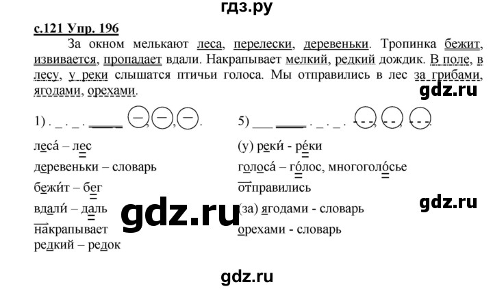ГДЗ по русскому языку 4 класс Кибирева   часть 2. страница - 121, Решебник №1