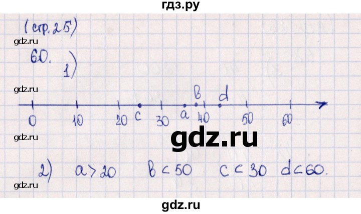 ГДЗ по математике 5 класс  Бунимович тетрадь-тренажер  страница - 25, Решебник