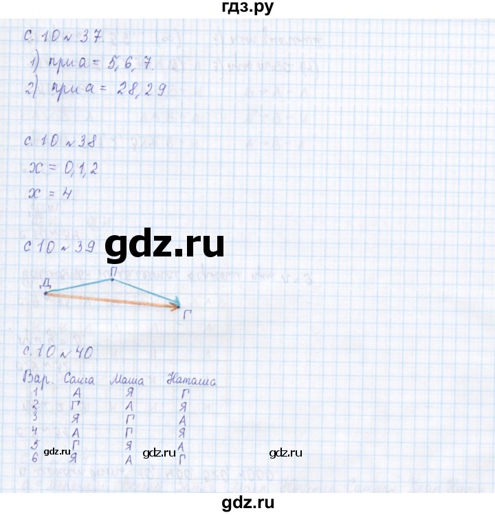 ГДЗ по математике 4 класс Рудницкая дидактические материалы  часть 2. страница - 10, Решебник