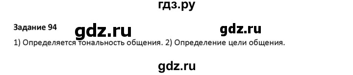 ГДЗ по русскому языку 7 класс Воителева   задание - 94, Решебник