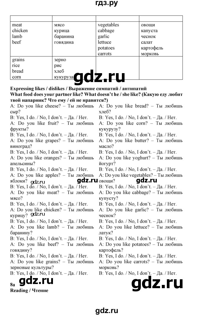 ГДЗ по английскому языку 5 класс Маневич Options  страница - 127, Решебник к учебнику 2019