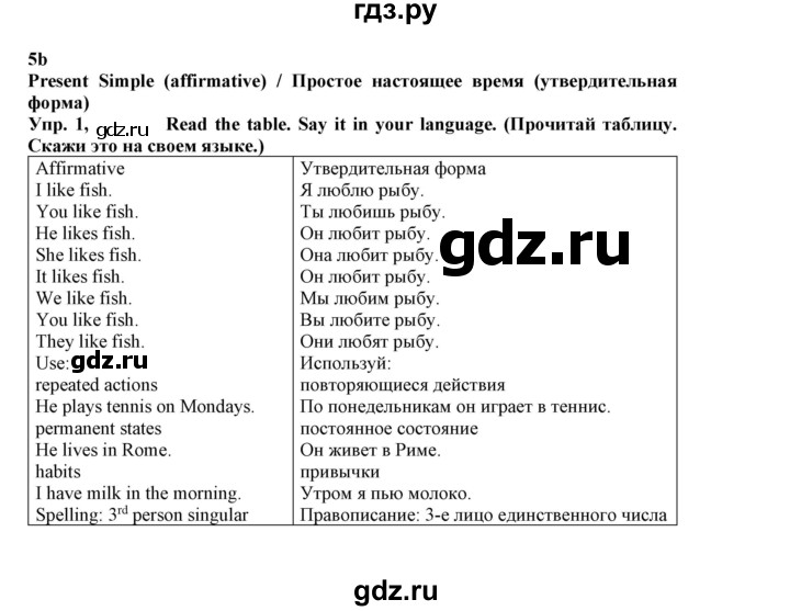 ГДЗ по английскому языку 5 класс Маневич Options  страница - 104, Решебник к учебнику 2023