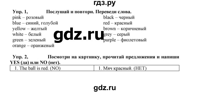 ГДЗ по английскому языку 5 класс Маневич Options  страница - 40, Решебник к учебнику 2023