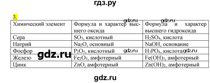 ГДЗ по химии 9 класс Габриелян сборник задач и упражнений  тема 3 - 3, Решебник