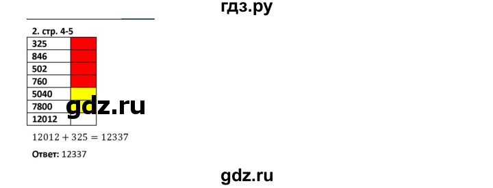 ГДЗ по математике 5 класс Лебединцева рабочая тетрадь  тетрадь 1 - 2, Решебник