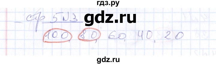 ГДЗ по математике 2 класс  Рудницкая тетрадь для контрольных работ  страница - 5, Решебник №1
