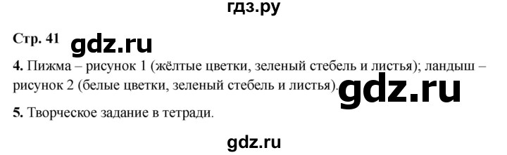 ГДЗ по окружающему миру 3 класс Соколова рабочая тетрадь (Плешаков)  тетрадь №1. страница - 41, Решебник 2024