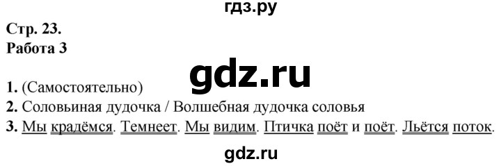 ГДЗ по русскому языку 4 класс Крылова контрольные работы к учебнику Канакиной  часть 1. страница - 23-24, Решебник №1