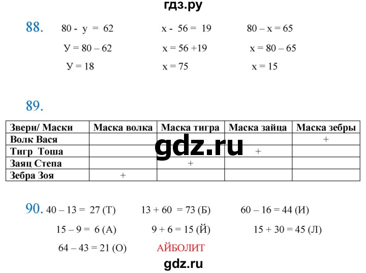 ГДЗ по математике 2 класс  Кремнева рабочая тетрадь (Моро)  тетрадь №2. страница - 29, Решебник 2024