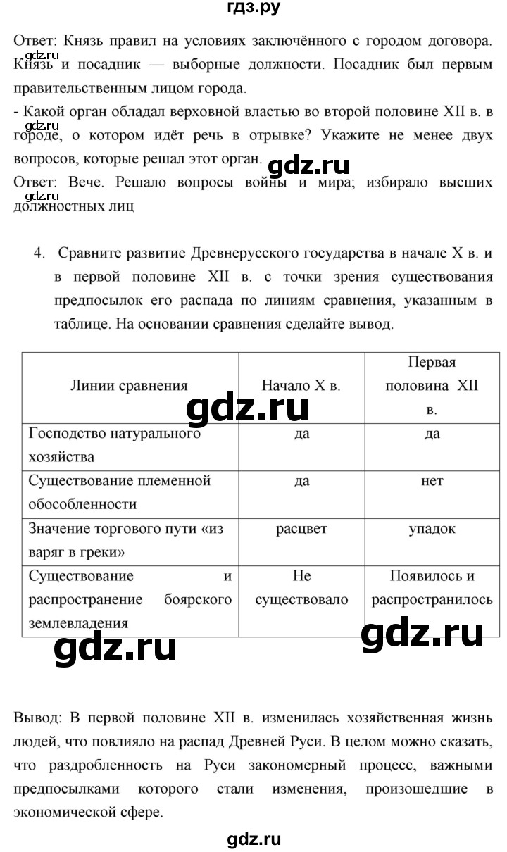 ГДЗ по истории 6 класс  Артасов контрольные работы (История России)  глава 3 / ПР-2 - Вариант 2, Решебник