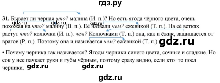 ГДЗ по русскому языку 4 класс  Рамзаева Тетрадь для упражнений  часть 1 - 31, Решебник 2024