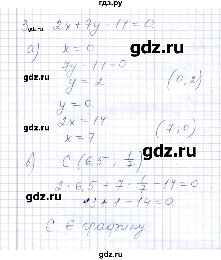 ГДЗ по алгебре 7 класс  Шуркова контрольные работы (к учебнику Мордкович)  контрольная 2 / вариант 3 - 3, Решебник