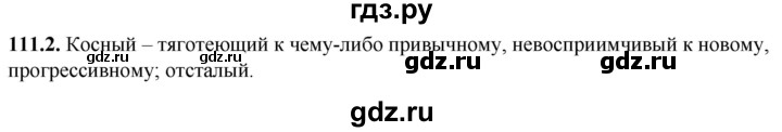 ГДЗ по русскому языку 5 класс Львов рабочая тетрадь  упражнение - 111, Решебник