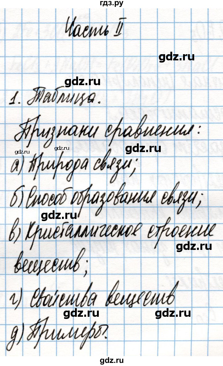 ГДЗ по химии 8 класс Габриелян рабочая тетрадь  страница - 137, Решебник