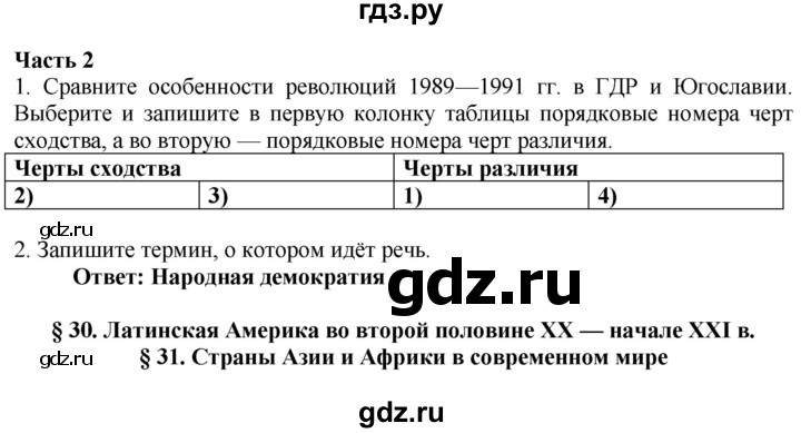 ГДЗ по истории 9 класс Баранов проверочные и контрольные работы  страница - 62, Решебник