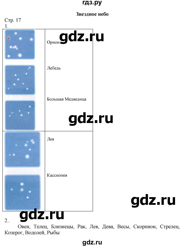 ГДЗ по окружающему миру 2 класс Соколова рабочая тетрадь (Плешаков)  часть 1. страница - 17, Решебник 2020