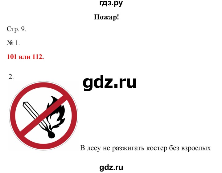 ГДЗ по окружающему миру 2 класс Соколова рабочая тетрадь  часть 2. страница - 9, Решебник 2024