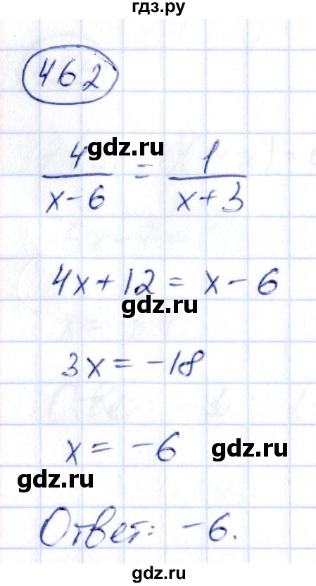 ГДЗ по алгебре 9 класс Кузнецова сборник заданий  задания - 462, Решебник
