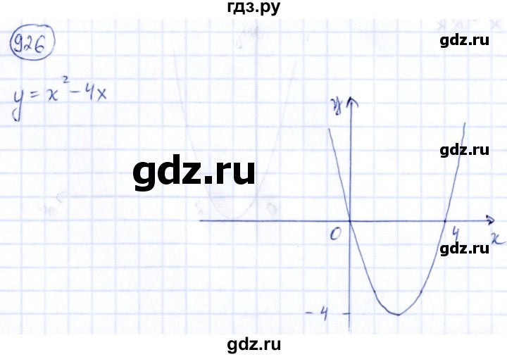 ГДЗ по алгебре 9 класс Кузнецова сборник заданий  задания - 926, Решебник