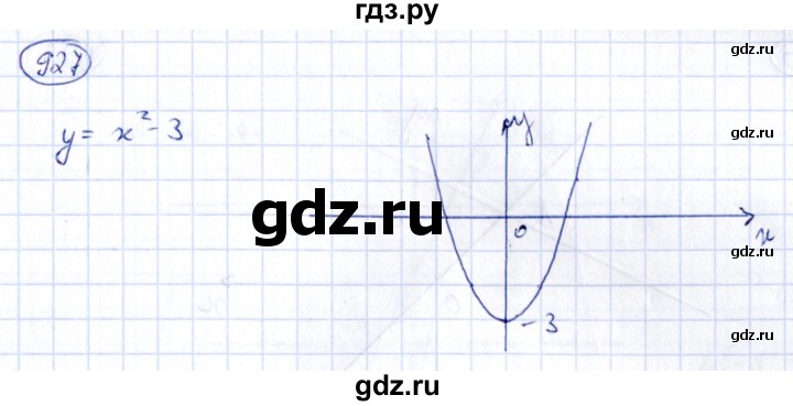ГДЗ по алгебре 9 класс Кузнецова сборник заданий  задания - 927, Решебник