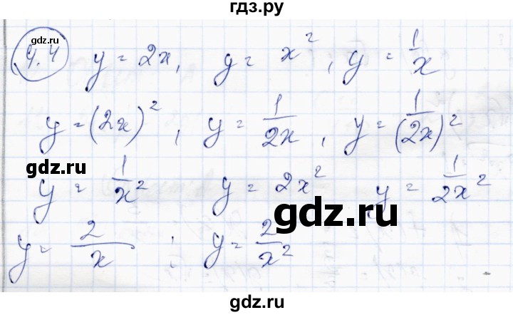 ГДЗ по алгебре 10 класс Абылкасымова   §4 - 4.4, Решебник