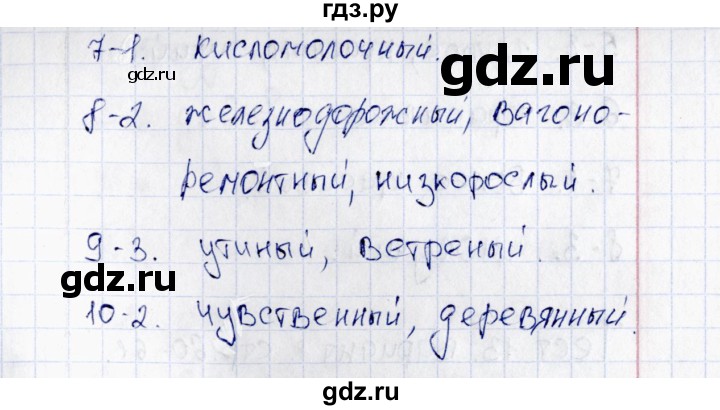 ГДЗ по русскому языку 6 класс  Груздева тесты (Разумовская)  тест 11 (вариант) - 2, Решебник