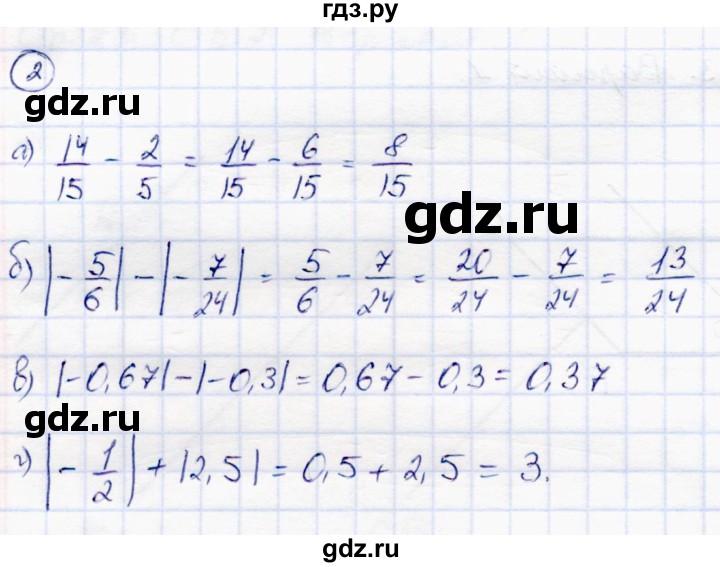 ГДЗ по математике 6 класс Зубарева самостоятельные работы  страница - 24, Решебник