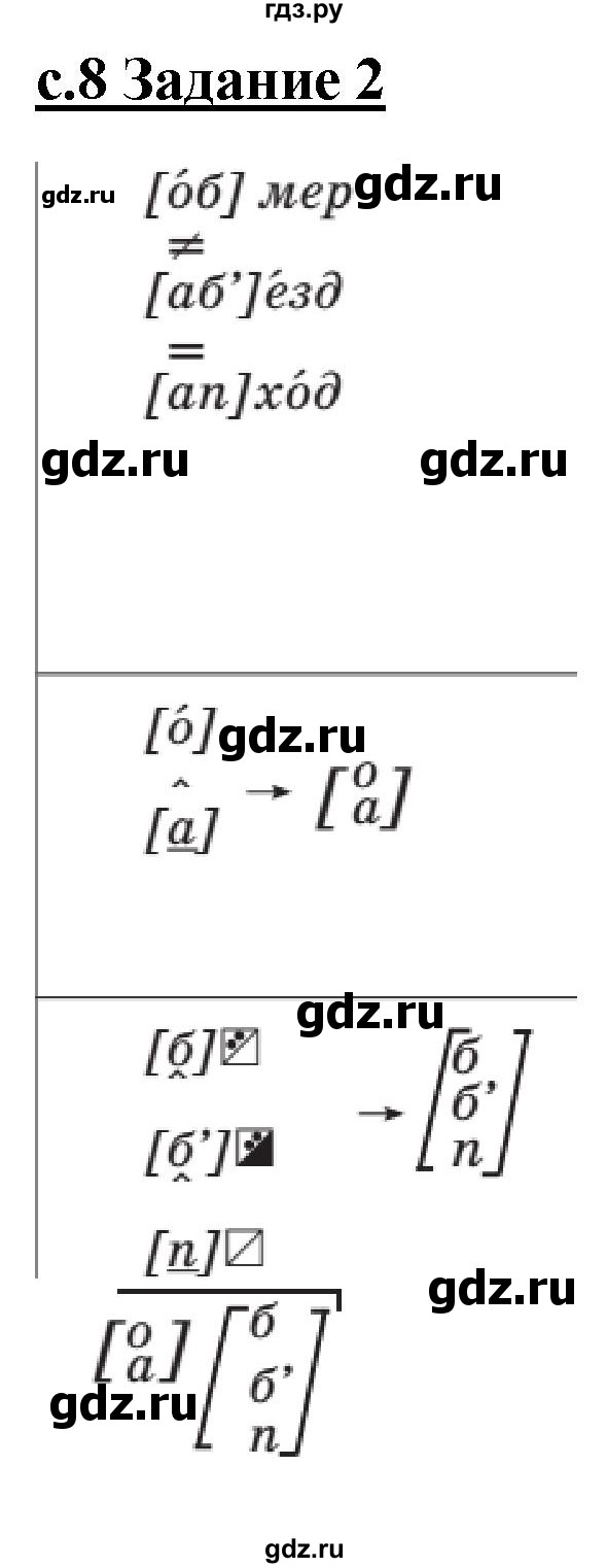 ГДЗ по русскому языку 3 класс Репкин   часть 1. страница - 8, Решебник №1