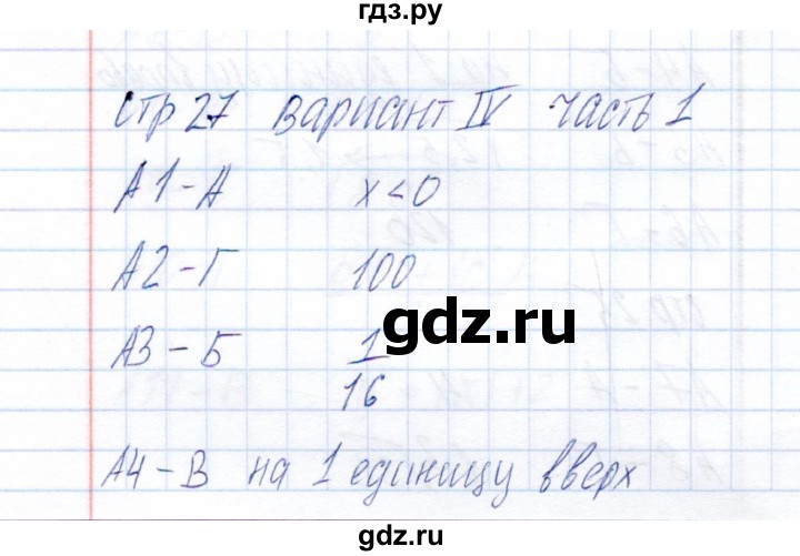 ГДЗ по алгебре 8 класс  Ключникова тесты  тест 2 (вариант) - 4, Решебник