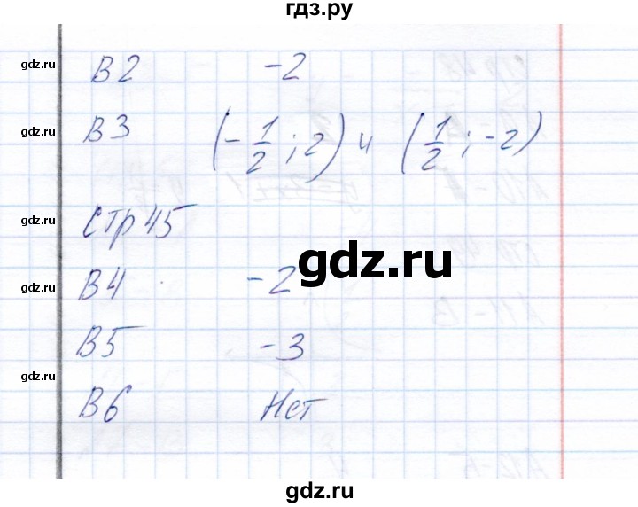 ГДЗ по алгебре 8 класс  Ключникова тесты  тест 3 (вариант) - 4, Решебник