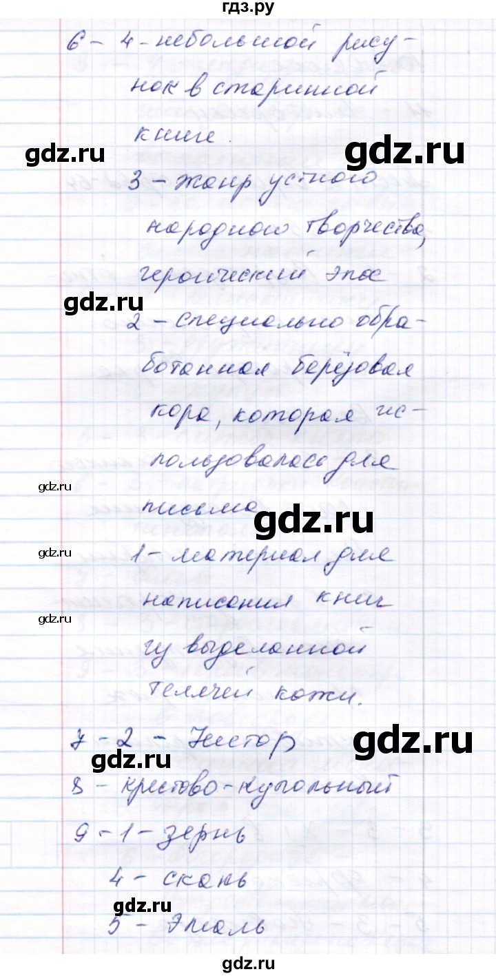 ГДЗ по истории 6 класс  Воробьева тесты История России (Арсентьев)  часть 1 / тест 10 (вариант) - 1, Решебник