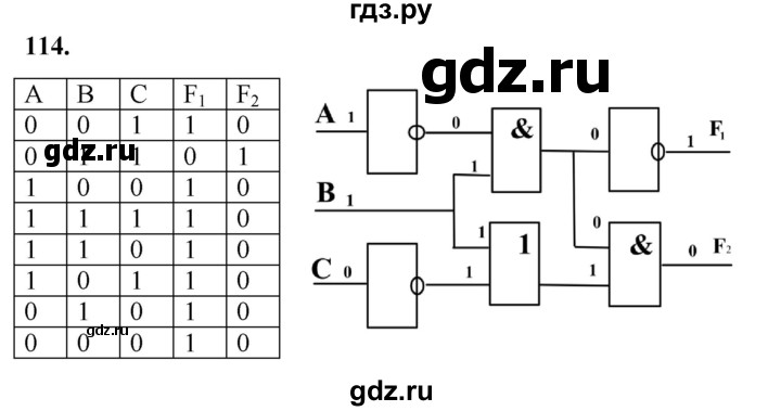 ГДЗ по информатике 8 класс Босова рабочая тетрадь  Базовый уровень упражнение - 114, Решебник 2023