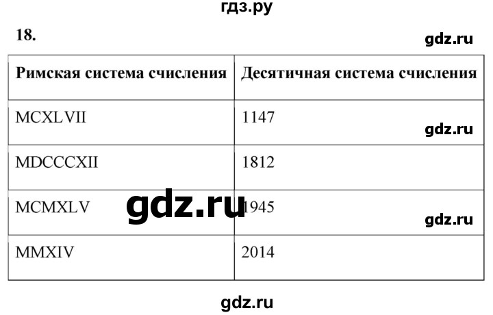 ГДЗ по информатике 8 класс Босова рабочая тетрадь  Базовый уровень упражнение - 18, Решебник 2023