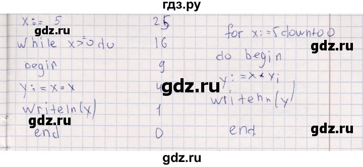 ГДЗ по информатике 8 класс Босова рабочая тетрадь  Базовый уровень упражнение - 202, Решебник 2017