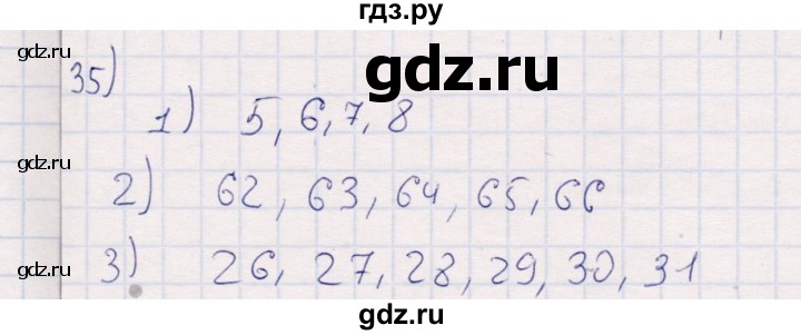 ГДЗ по информатике 8 класс Босова рабочая тетрадь  Базовый уровень упражнение - 35, Решебник 2017