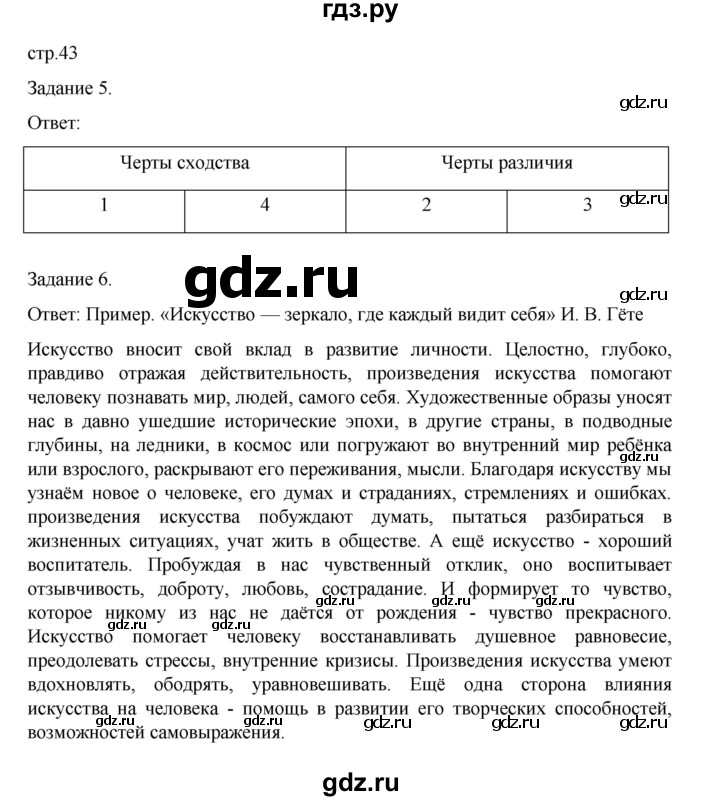 ГДЗ по обществознанию 8 класс Митькин рабочая тетрадь (Боголюбов)  страница - 43, Решебник 2024