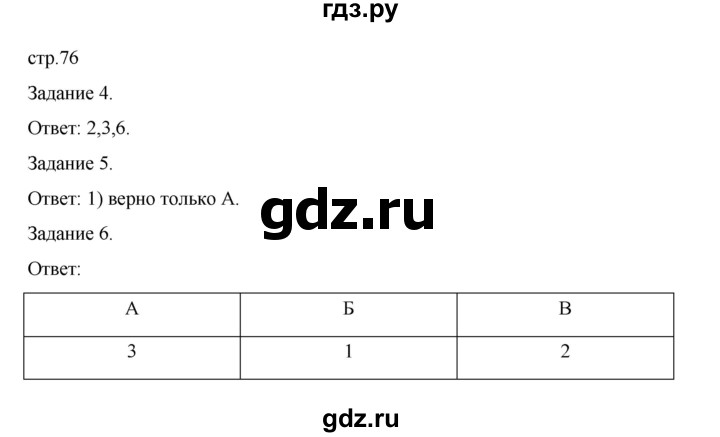 ГДЗ по обществознанию 8 класс Митькин рабочая тетрадь (Боголюбов)  страница - 76, Решебник 2024