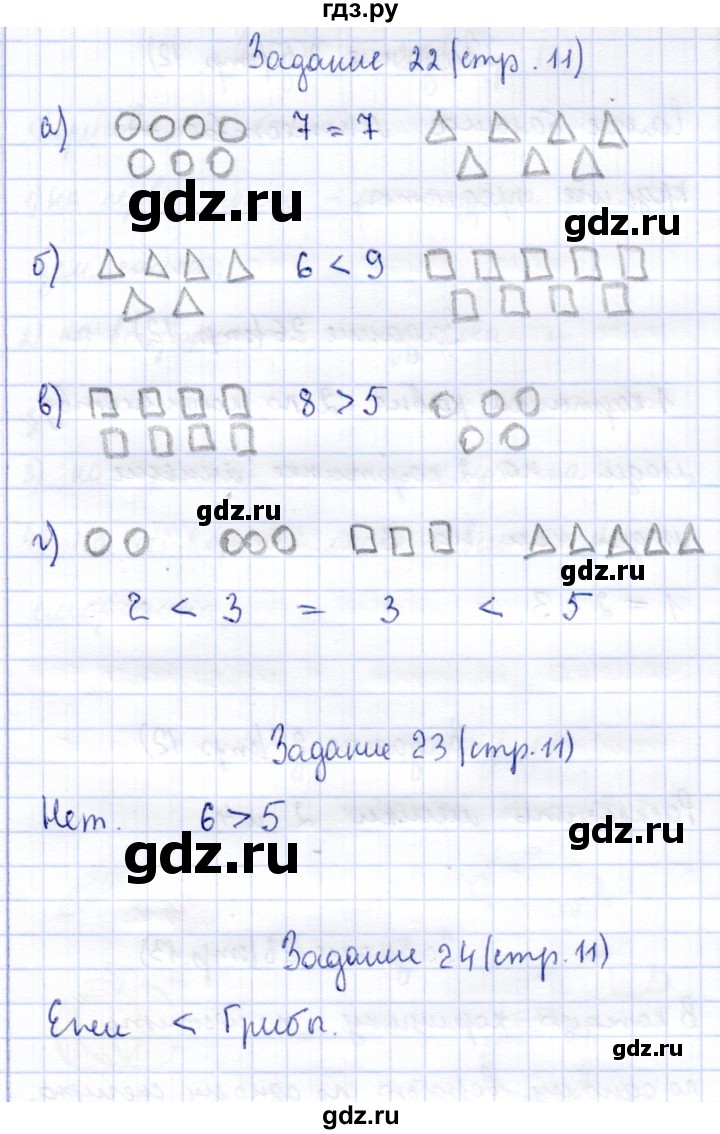 ГДЗ по информатике 2 класс Горячев   часть 2. страница - 11, Решебник