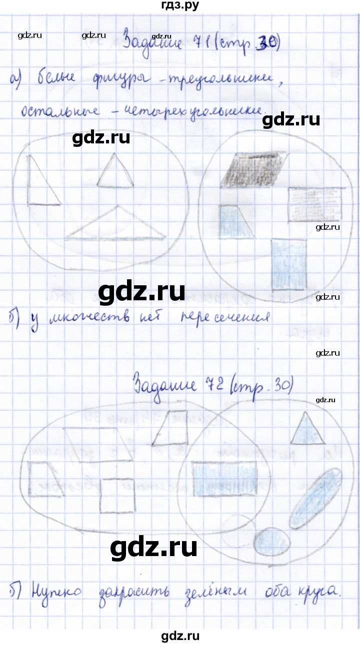 ГДЗ по информатике 2 класс Горячев   часть 2. страница - 30, Решебник