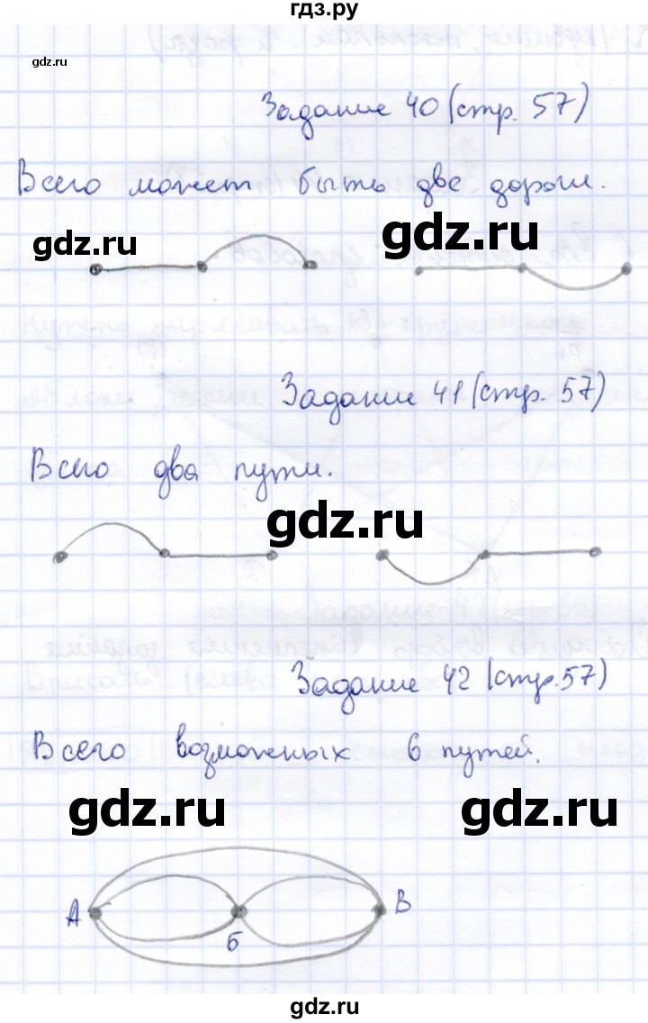 ГДЗ по информатике 2 класс Горячев   часть 2. страница - 57, Решебник
