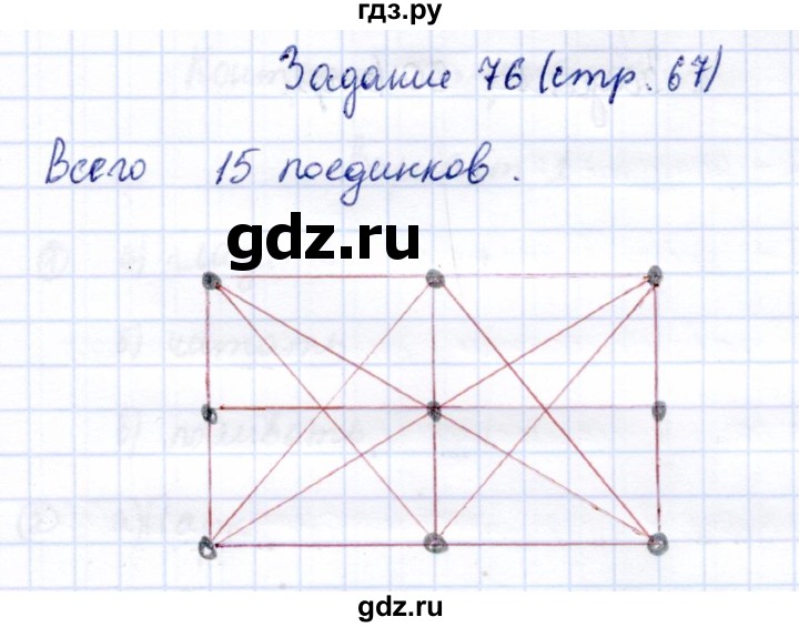 ГДЗ по информатике 2 класс Горячев   часть 2. страница - 67, Решебник