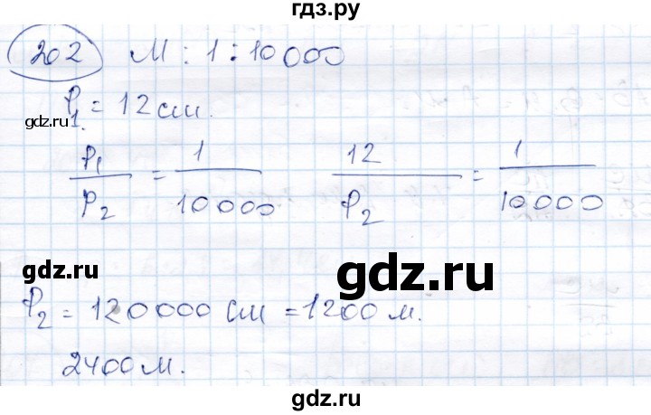 ГДЗ по геометрии 9 класс Солтан   задача - 202, Решебник