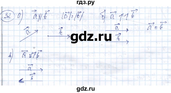 ГДЗ по геометрии 9 класс Солтан   задача - 32, Решебник
