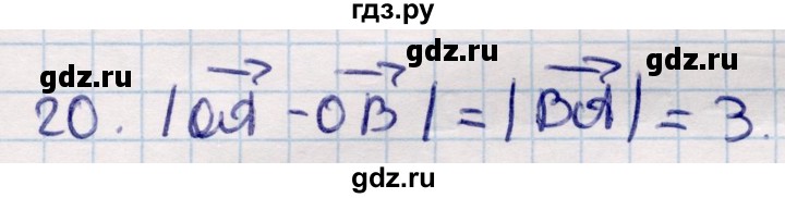 ГДЗ по геометрии 9 класс Смирнов   повторение курса 9 класса / векторы на плоскости - 20, Решебник