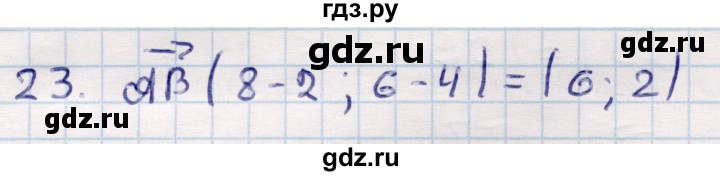 ГДЗ по геометрии 9 класс Смирнов   повторение курса 9 класса / векторы на плоскости - 23, Решебник