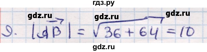 ГДЗ по геометрии 9 класс Смирнов   повторение курса 9 класса / векторы на плоскости - 9, Решебник